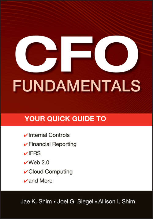 Book cover of CFO Fundamentals
