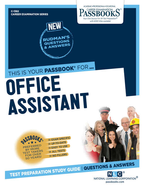 Book cover of Office Assistant: Passbooks Study Guide (Career Examination Series: C-1382)