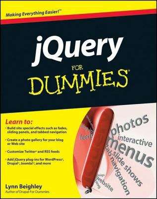 Book cover of jQuery For Dummies