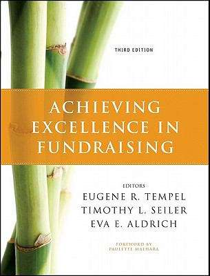 Book cover of Achieving Excellence in Fundraising (Third Edition)
