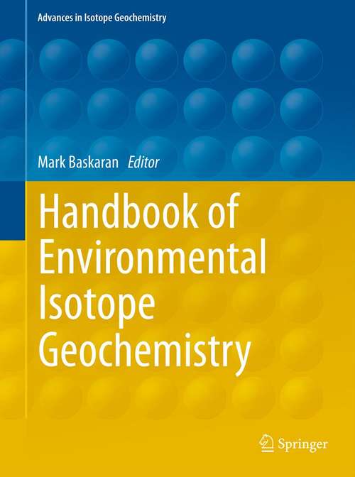 Book cover of Handbook of Environmental Isotope Geochemistry