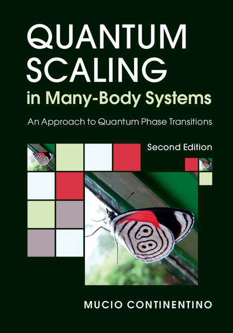 Book cover of Quantum Scaling In Many-body Systems