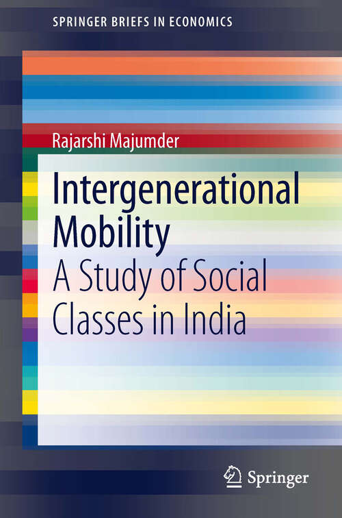 Book cover of Intergenerational Mobility