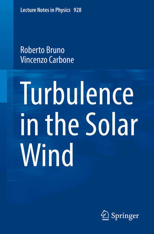 Book cover of Turbulence in the Solar Wind