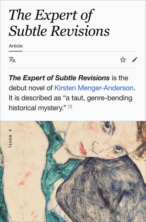 Book cover of The Expert of Subtle Revisions: A Novel
