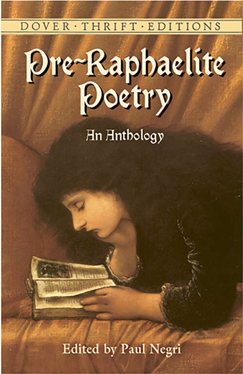Book cover of Pre-Raphaelite Poetry: An Anthology