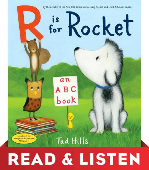 Book cover of R Is for Rocket: An ABC Book: Read & Listen Edition (Rocket)