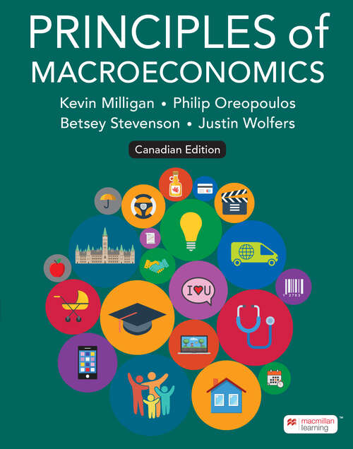 Book cover of Principles of Macroeconomics Canadian Edition (First Edition)