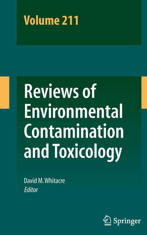 Book cover of Reviews of Environmental Contamination and Toxicology Volume 211