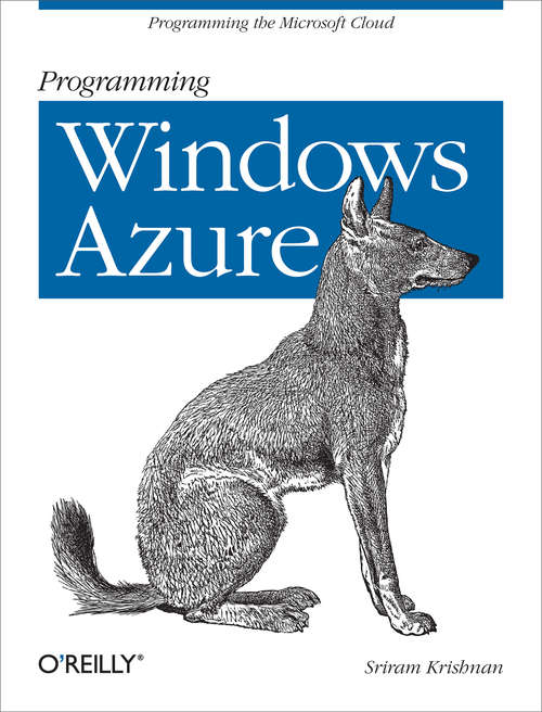 Book cover of Programming Windows Azure: Programming the Microsoft Cloud