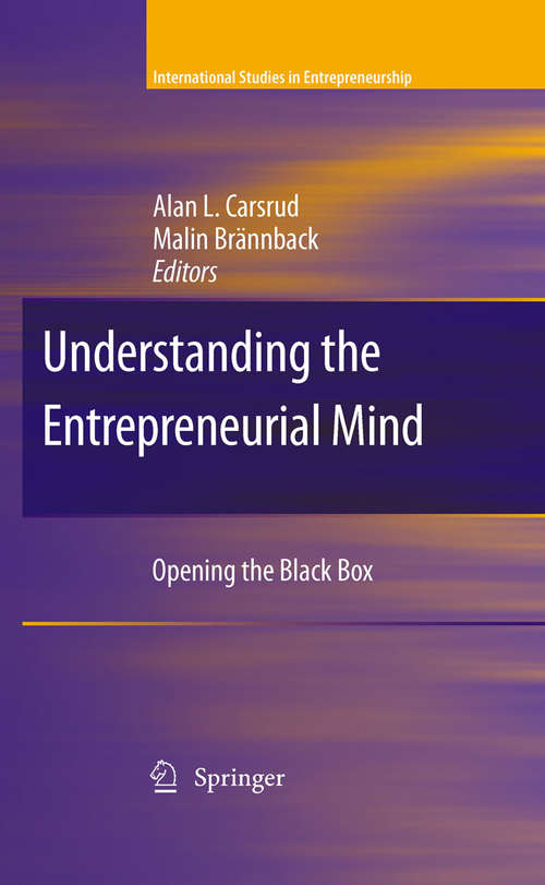 Book cover of Understanding the Entrepreneurial Mind