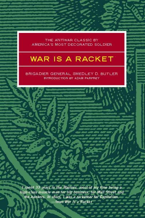 Book cover of War is a Racket