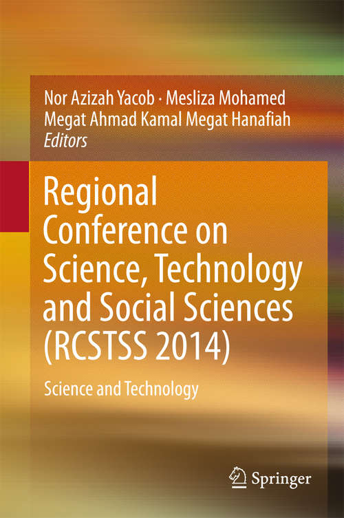 Book cover of Regional Conference on Science, Technology and Social Sciences (RCSTSS #2014)