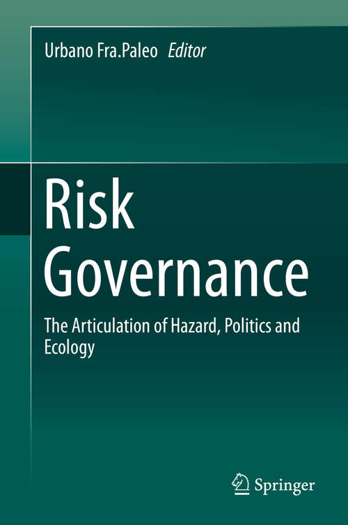 Book cover of Risk Governance