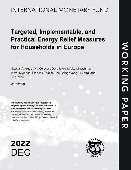 Book cover of Targeted, Implementable, and Practical Energy Relief Measures for Households in Europe (Imf Working Papers)