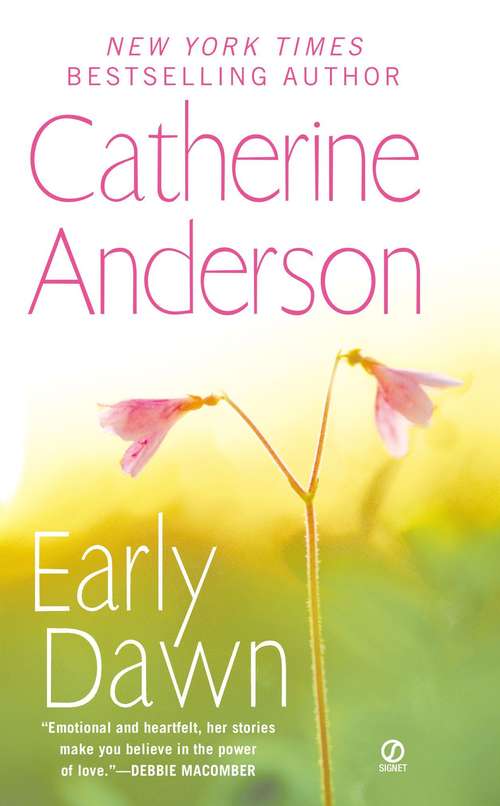 Book cover of Early Dawn (Kendrick/Coulter #10)