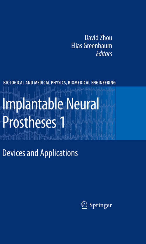 Book cover of Implantable Neural Prostheses 1