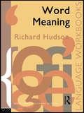 Word Meaning (Language Workbooks)