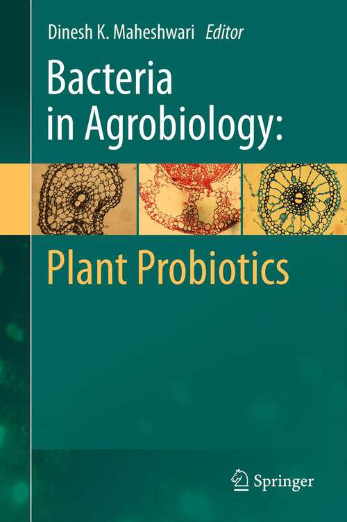 Book cover of Bacteria in Agrobiology: Plant Probiotics