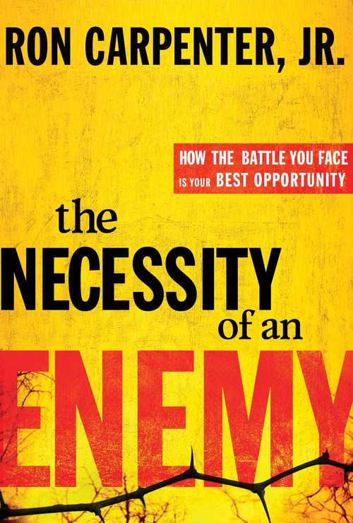 Book cover of The Necessity of an Enemy: How the Battle You Face Is Your Best Opportunity