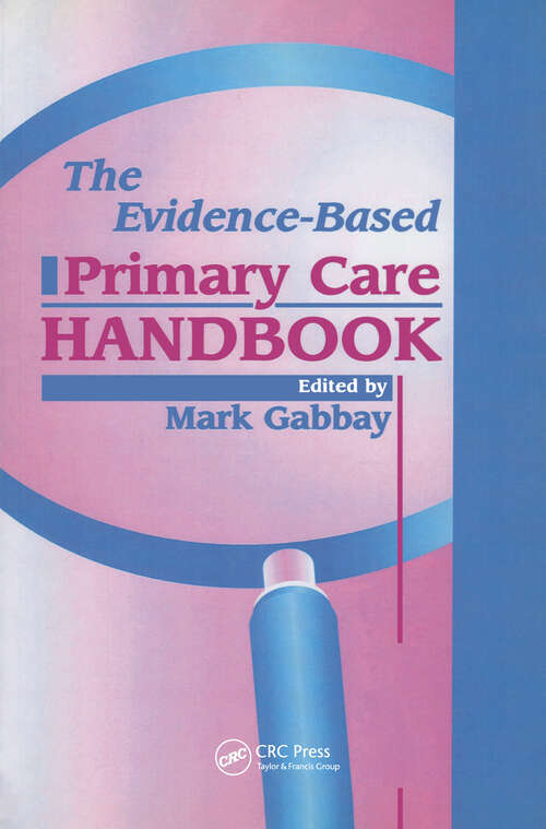 Book cover of The Evidence-Based Primary Care Handbook