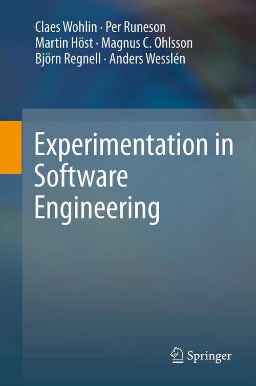 Cover image of Experimentation in Software Engineering