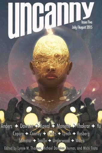 Book cover of Uncanny Magazine Issue Five