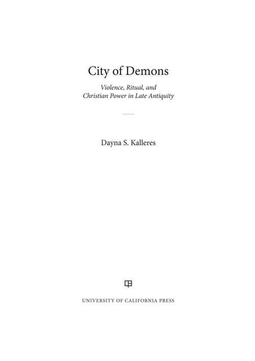 Book cover of City of Demons