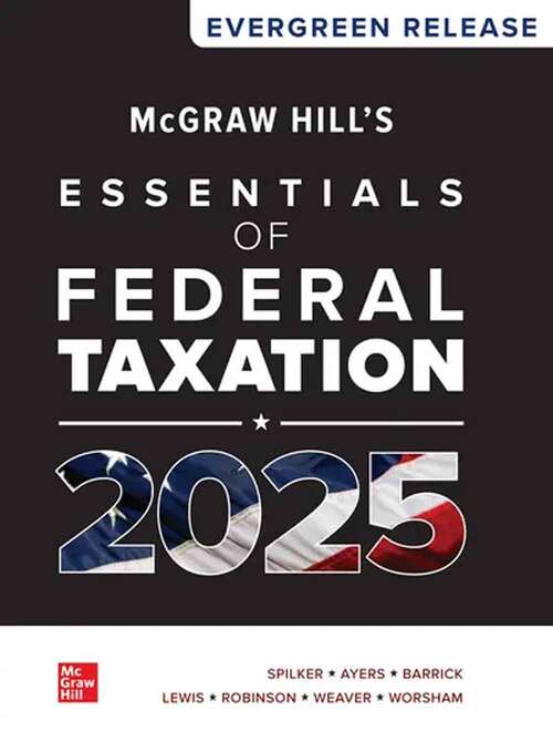 Book cover of McGraw Hill's Essentials of Federal Taxation 2025