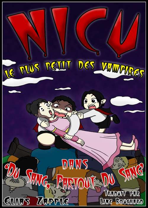 Book cover of Nicu – le plus petit des vampires dans Du Sang, Partout Du Sang