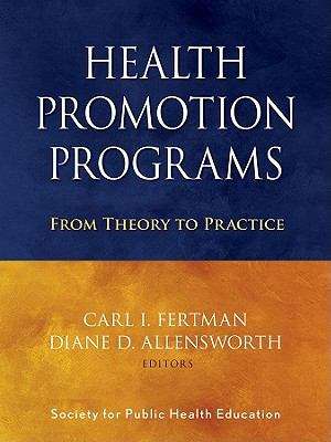 Book cover of Health Promotion Programs