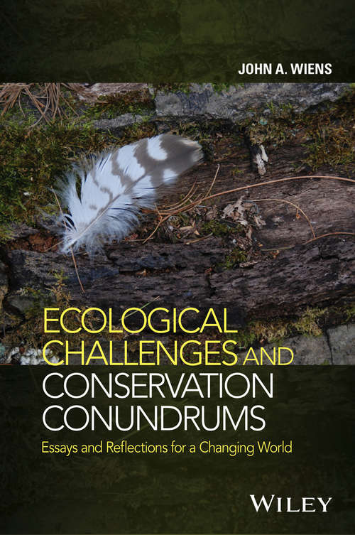 Book cover of Ecological Challenges and Conservation Conundrums
