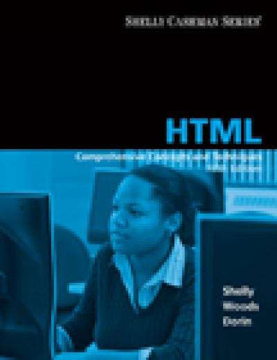 Book cover of HTML: Comprehensive Concepts and Techniques