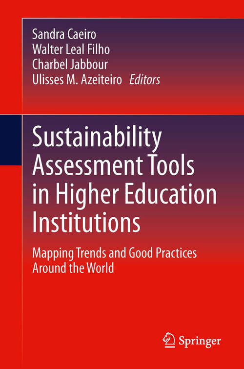 Book cover of Sustainability Assessment Tools in Higher Education Institutions