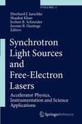 Synchrotron Light Sources and Free-Electron Lasers