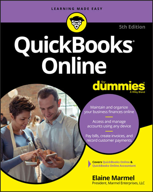 Book cover of QuickBooks Online For Dummies. (5)