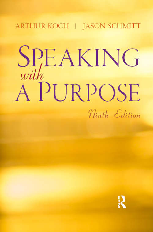 Speaking With A Purpose (Myspeechkit Ser.)