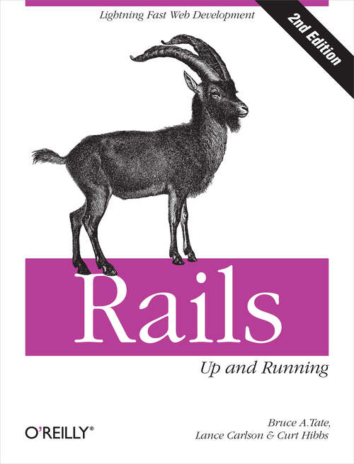Book cover of Rails: Up and Running