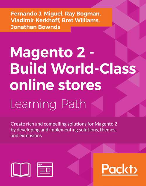 Book cover of Magento 2 - Build World-Class online stores
