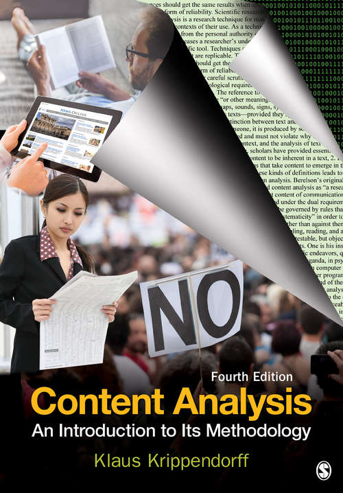 Book cover of Content Analysis: An Introduction to Its Methodology