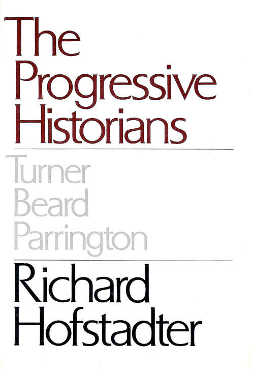 Book cover of Progressive Historians