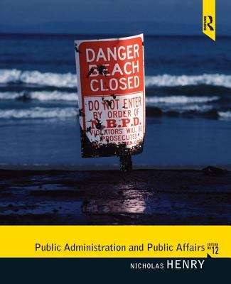 Book cover of Public Administration and Public Affairs