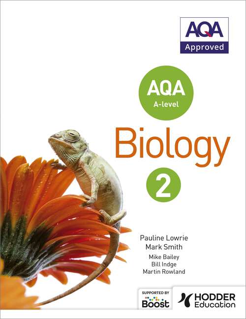 Book cover of AQA A Level Biology Student Book 1