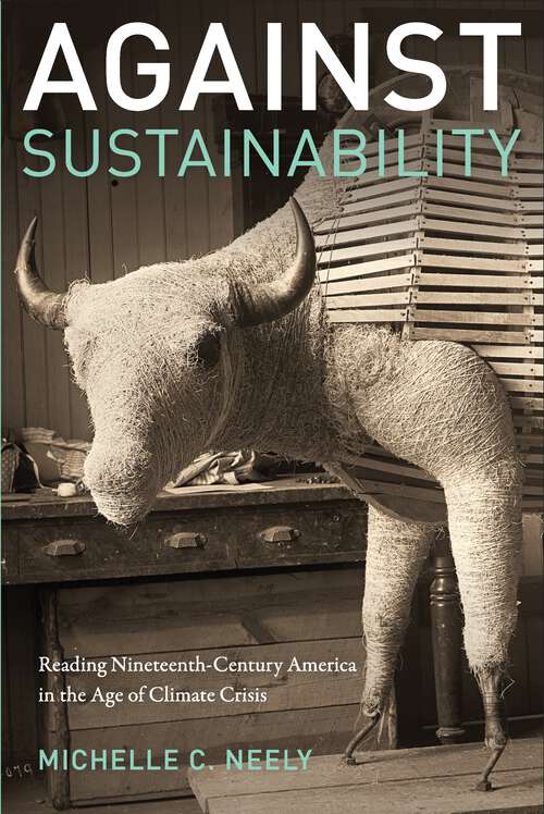 Book cover of Against Sustainability: Reading Nineteenth-Century America in the Age of Climate Crisis (1)