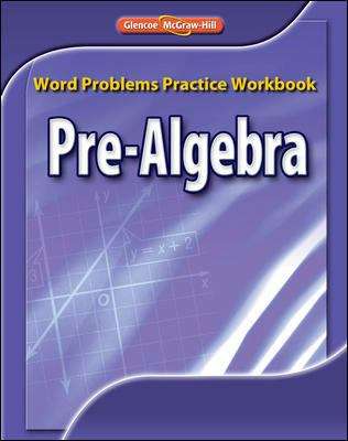 Book cover of Pre-Algebra Word Problems Practice Workbook