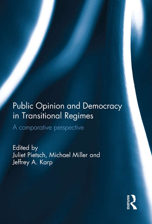 Book cover of Public Opinion and Democracy in Transitional Regimes: A Comparative Perspective