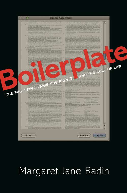 Book cover of Boilerplate