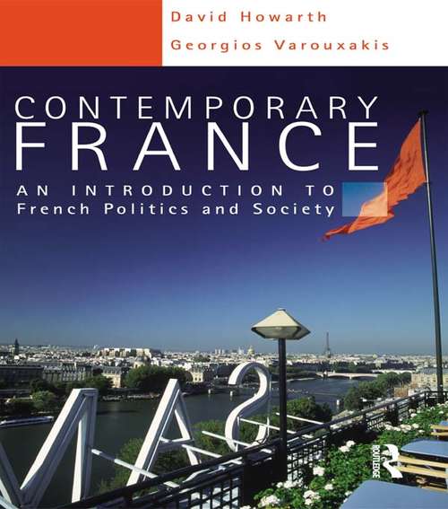 Book cover of Contemporary France: An Introduction to French Politics and Society