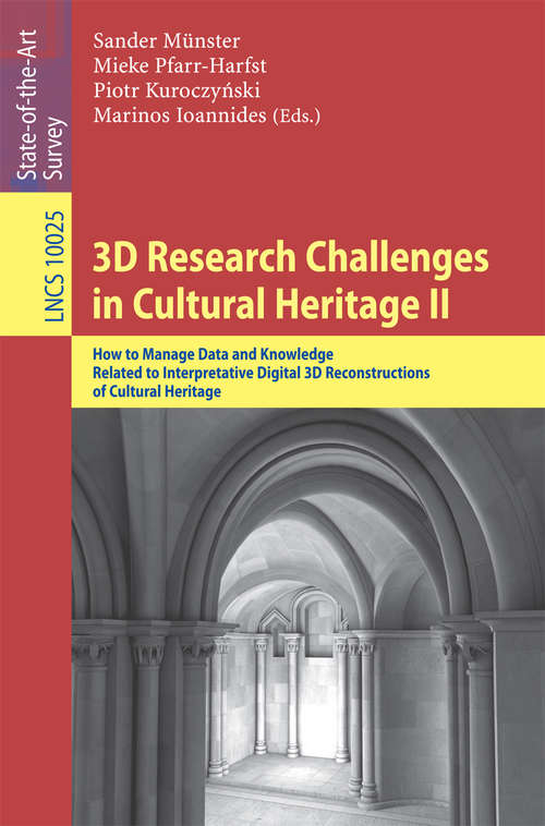 Book cover of 3D Research Challenges in Cultural Heritage II