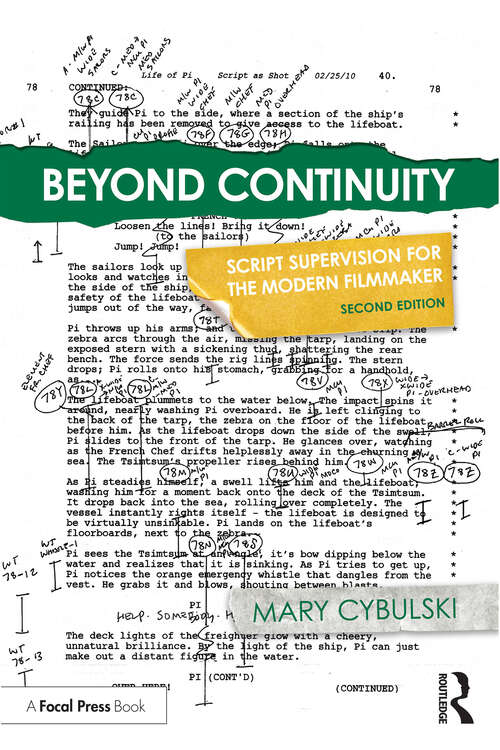 Book cover of Beyond Continuity: Script Supervision for the Modern Filmmaker